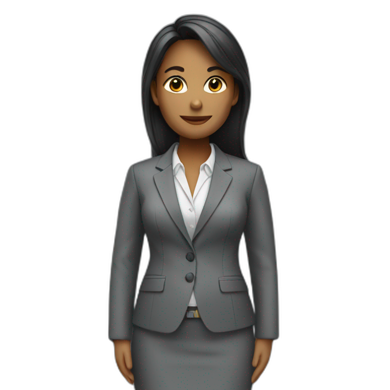 office woman suit emoji