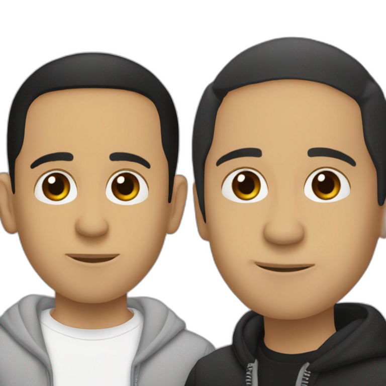 Canserbero y Carlos molnar emoji