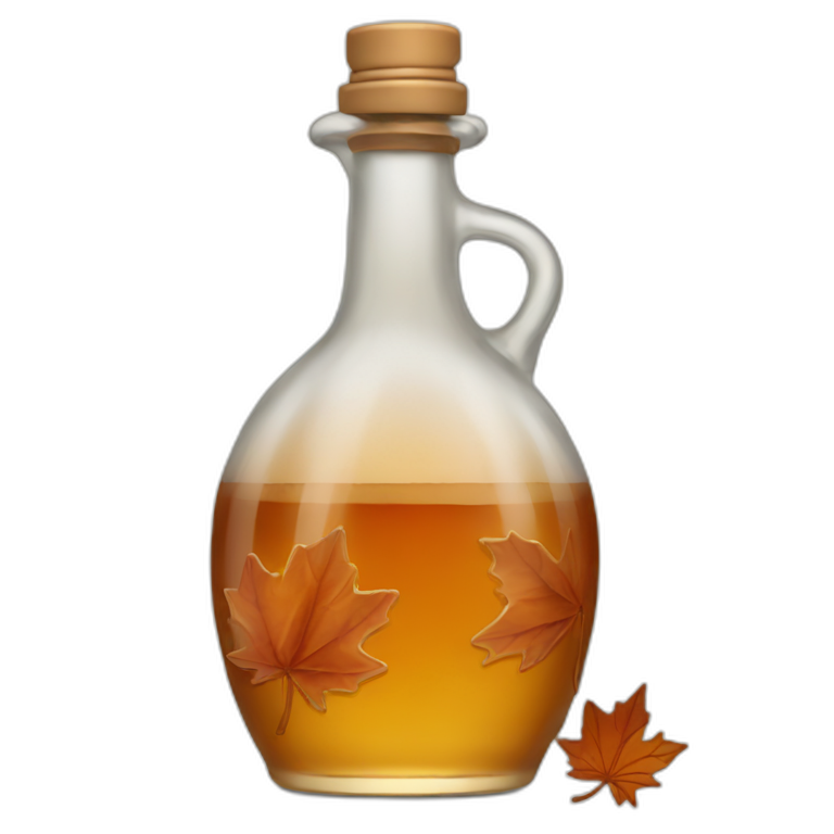 Maple syrup emoji