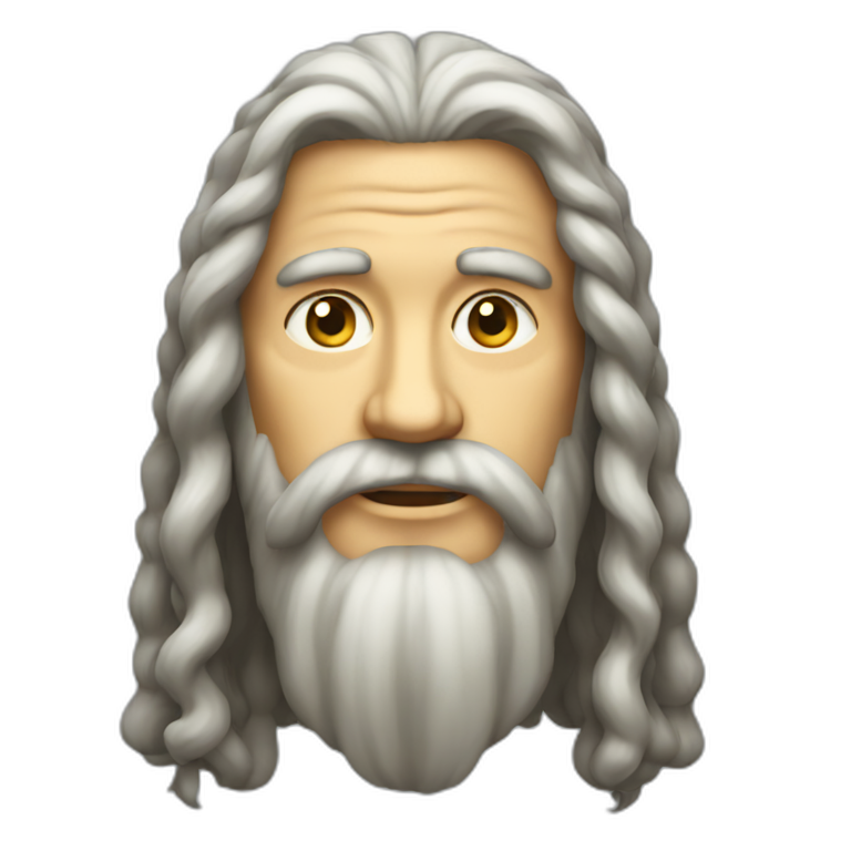 ancient-king-long-hair emoji