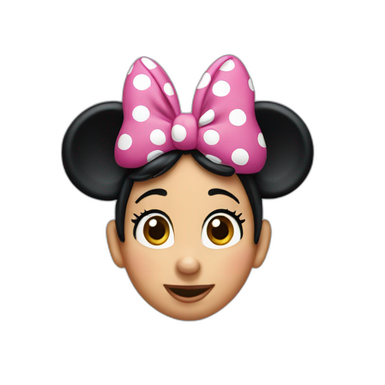 Minnie mouse emoji