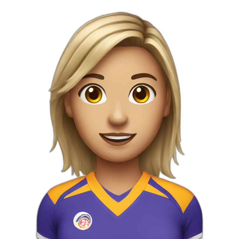 Handball teen girl player emoji
