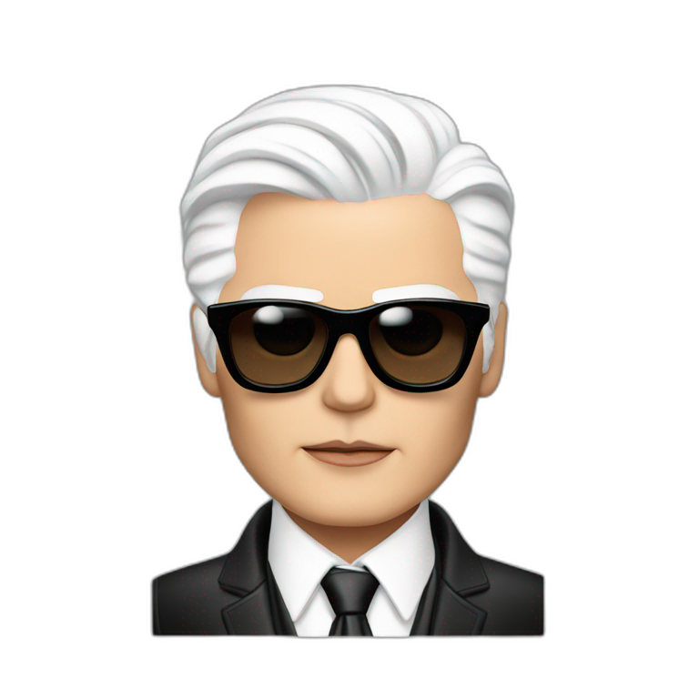 Karl Lagerfeld  emoji