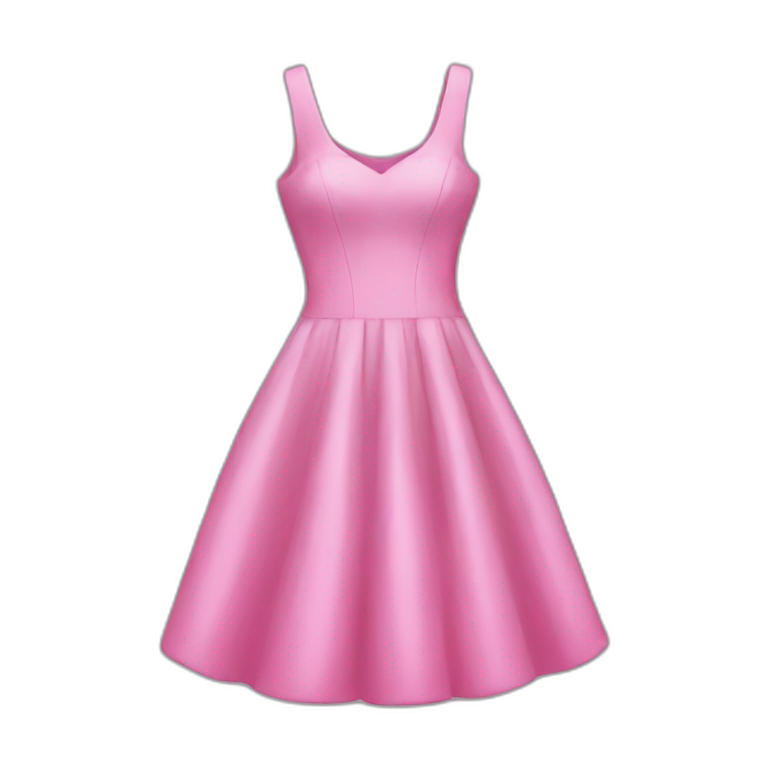 Pink dress emoji