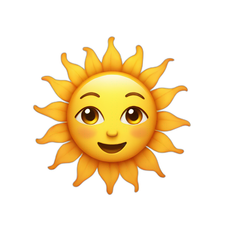 sun self-love emoji