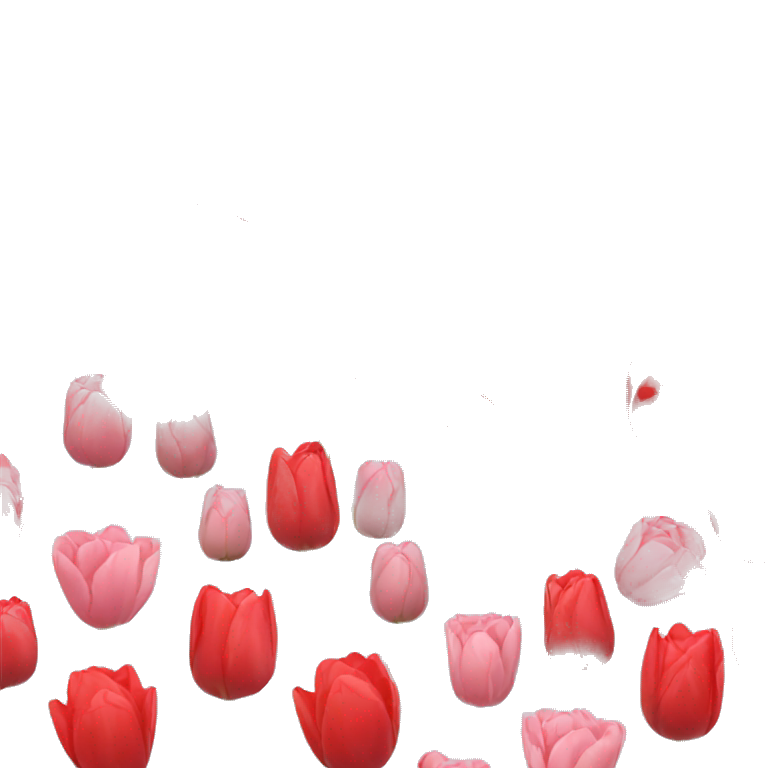 Bouquet of tulip and rose emoji