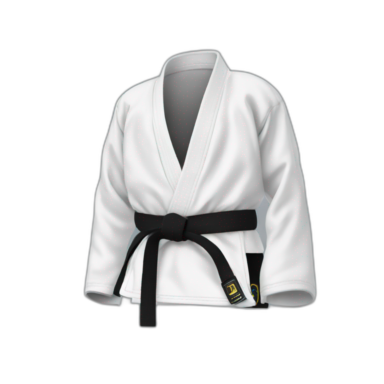 Jiu jitsu belt emoji