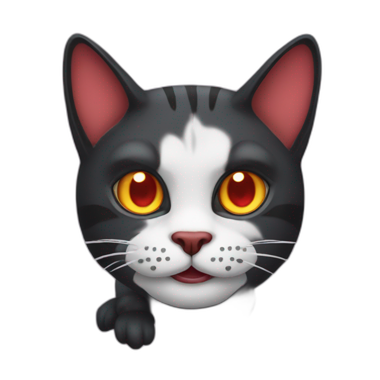 Devil cat emoji