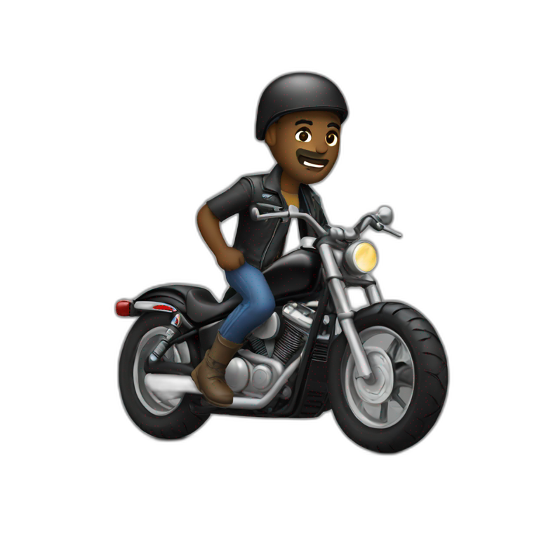 biker cool emoji