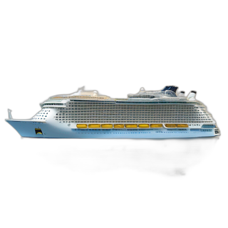 Oasis of the Seas cruise ship emoji