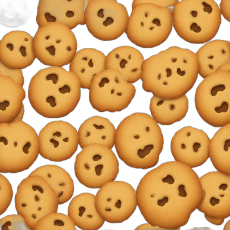 A single cookie without any face on it emoji