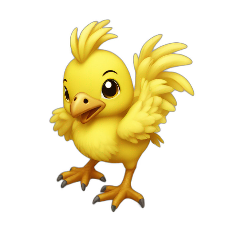 Baby chocobo emoji