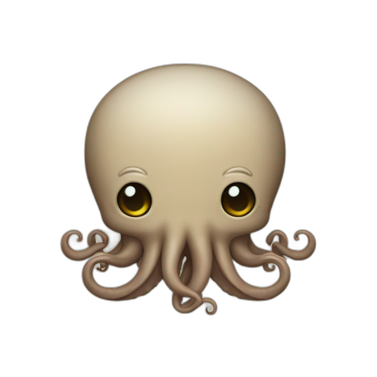 octopus with a beard emoji