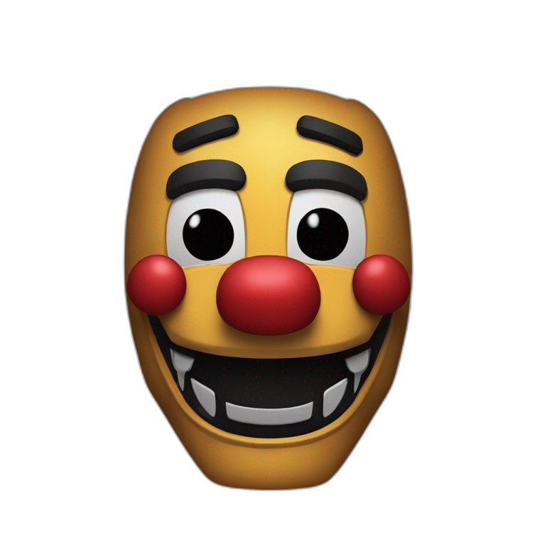 Máscara del personaje puppet de fnaf emoji