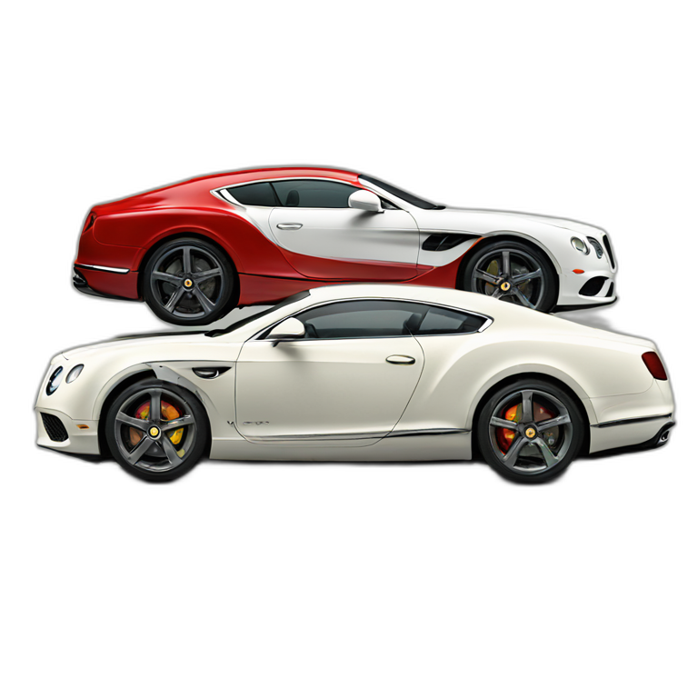 Bentley-Ferrari-side-by-side emoji