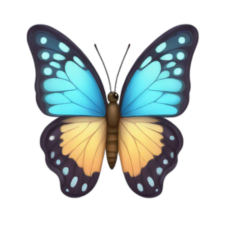cute butterfly emoji