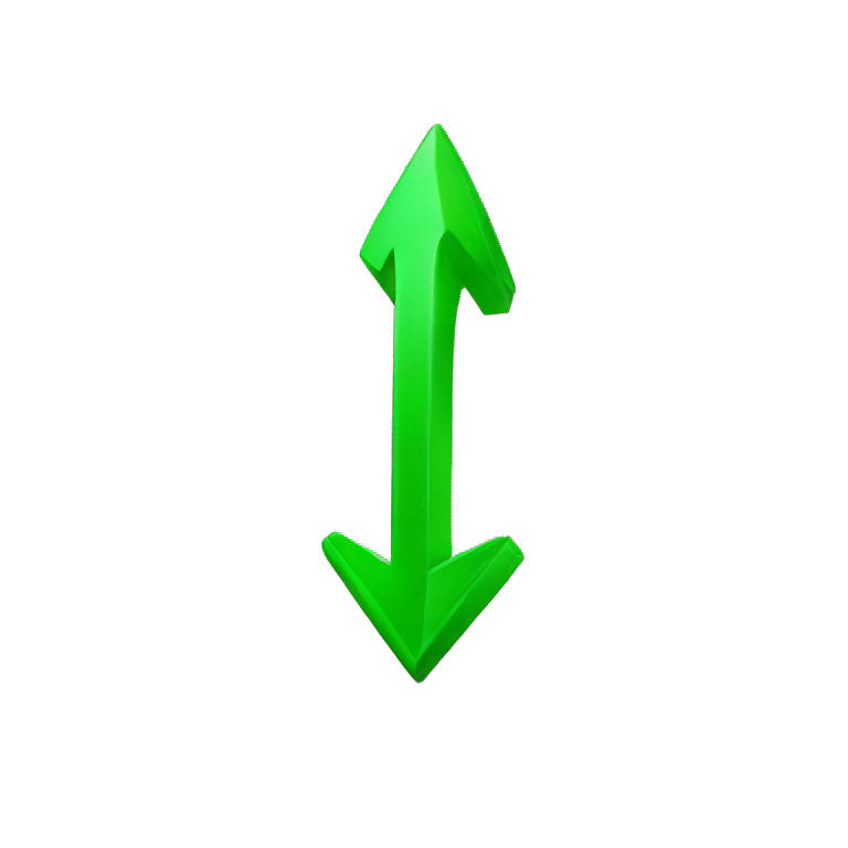 increase arrow green emoji