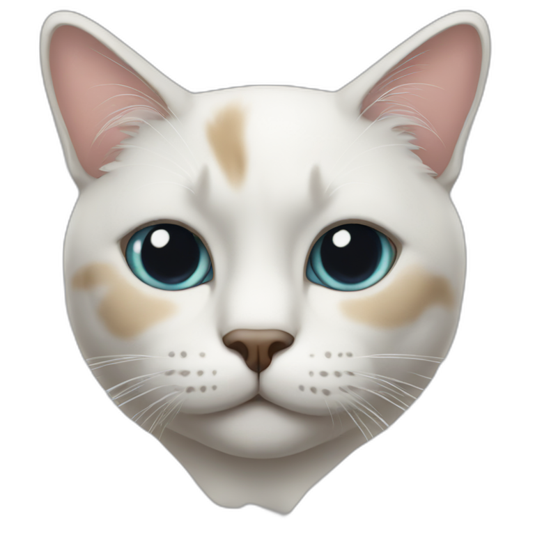 A cat with a blind eye emoji