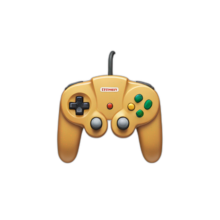 Nintendo 64 controller emoji