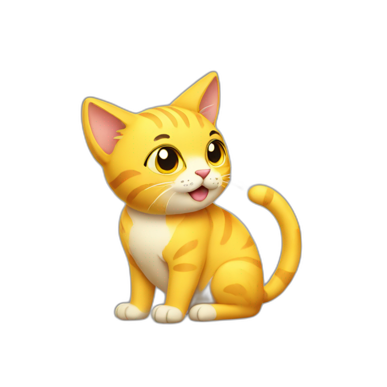 yellow cat emoji