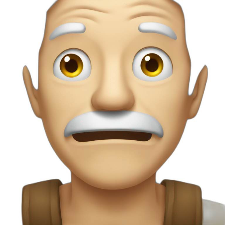 old man yells at jest emoji