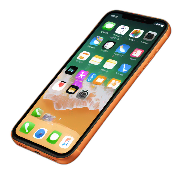 Iphone 15 pro orange emoji