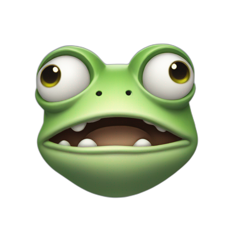 Crazy frog emoji