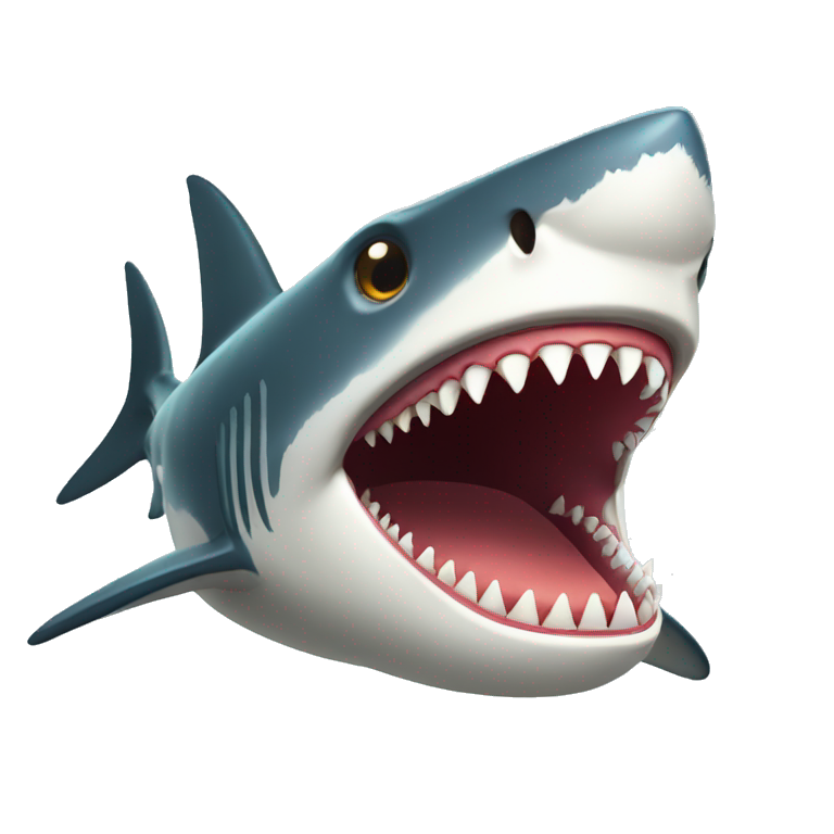 sharp teeth of shark emoji