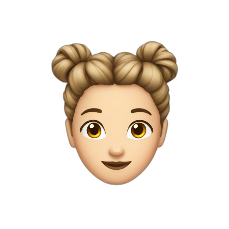 hair bun emoji