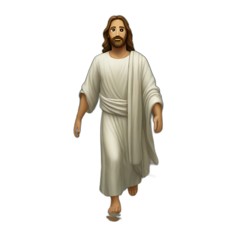 Jesus-walking-on-water emoji