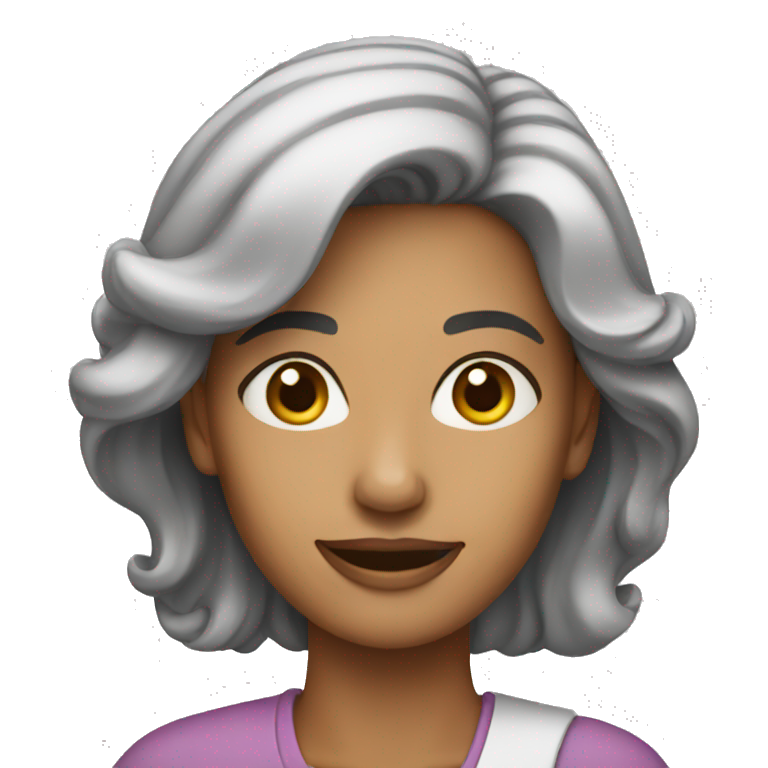a woman 40 years old emoji