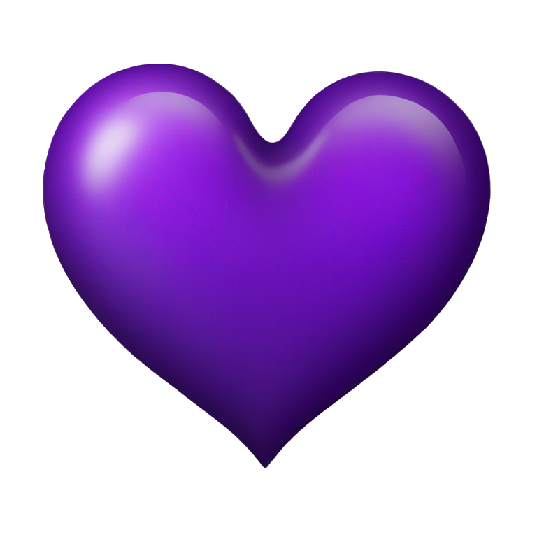 Half purple half black heart emoji