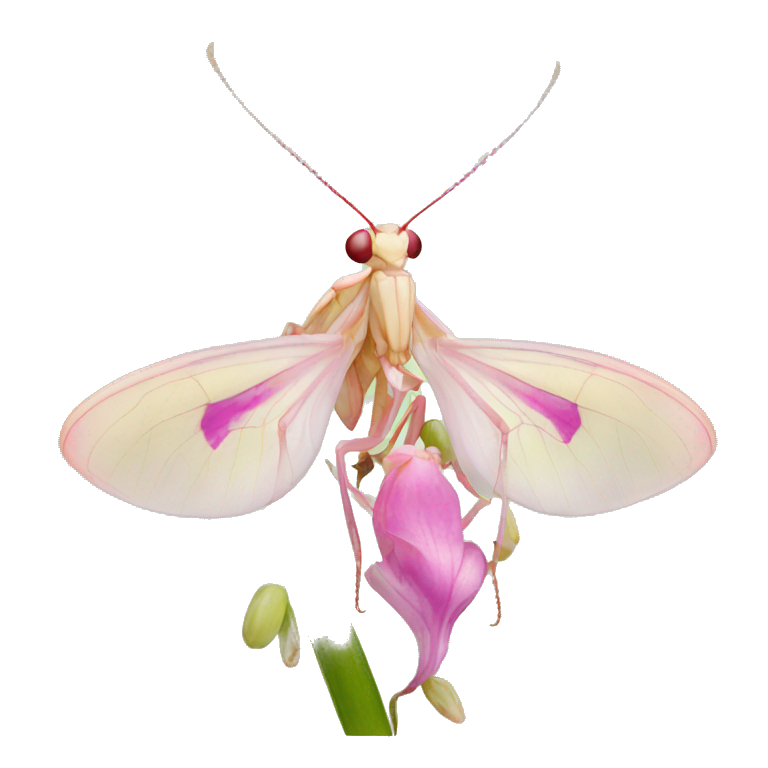 orchid Mantis emoji