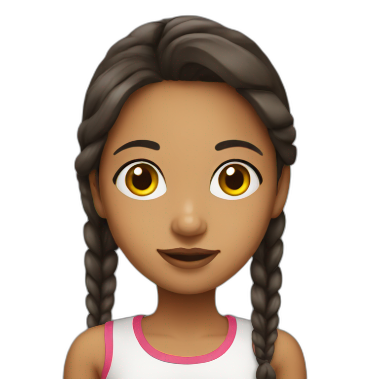 colombian girl hi emoji