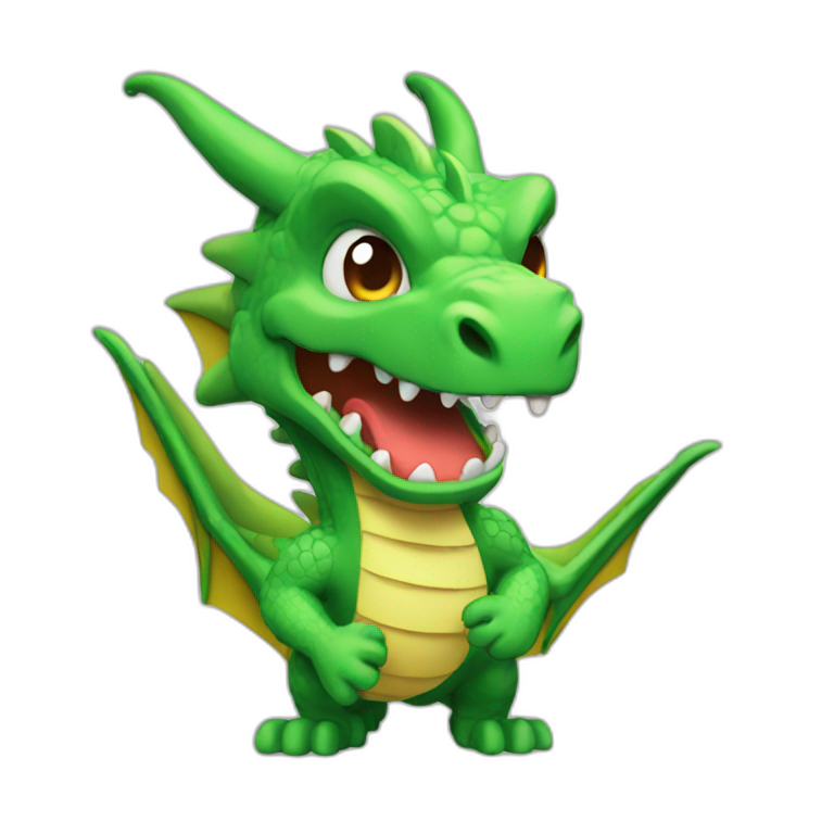MOD POWER text dragon emoji
