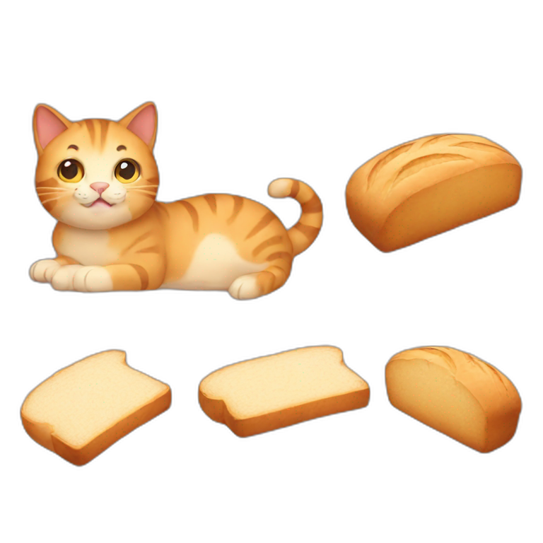Cat bread emoji