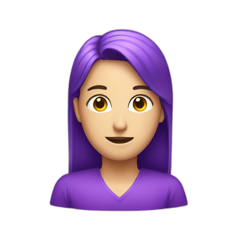 purple terminal emoji