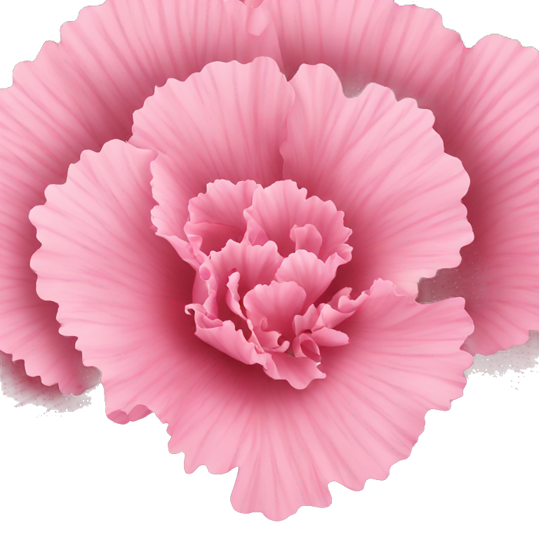 Pink carnation  emoji