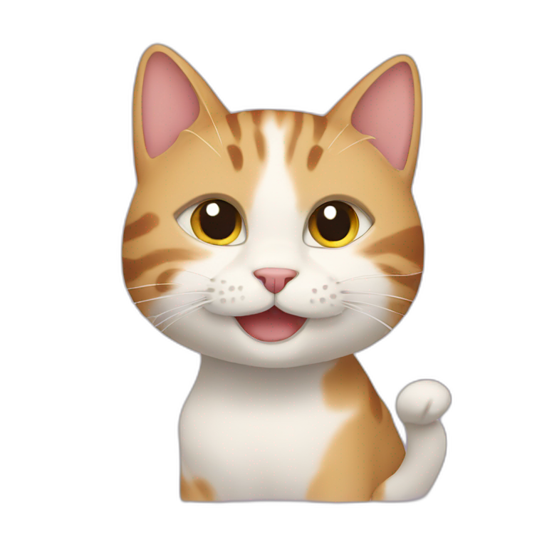thank you cat emoji