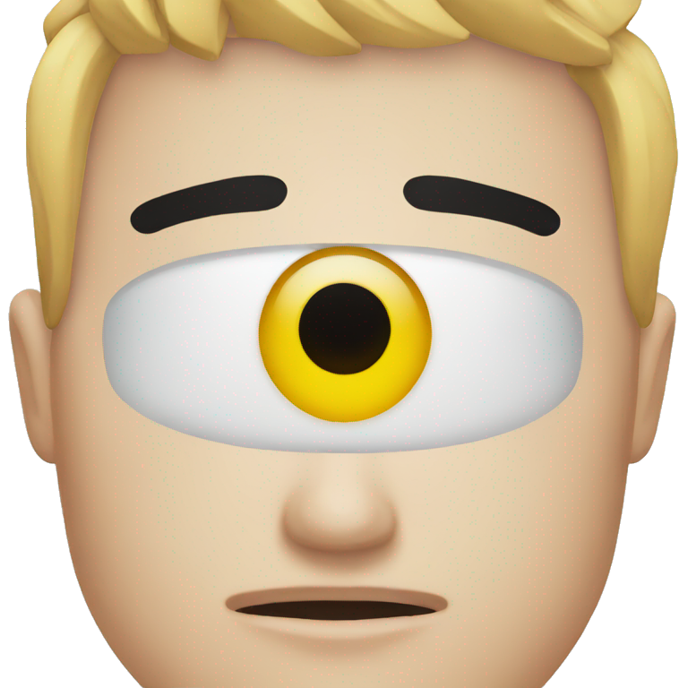 hurt eye emoji