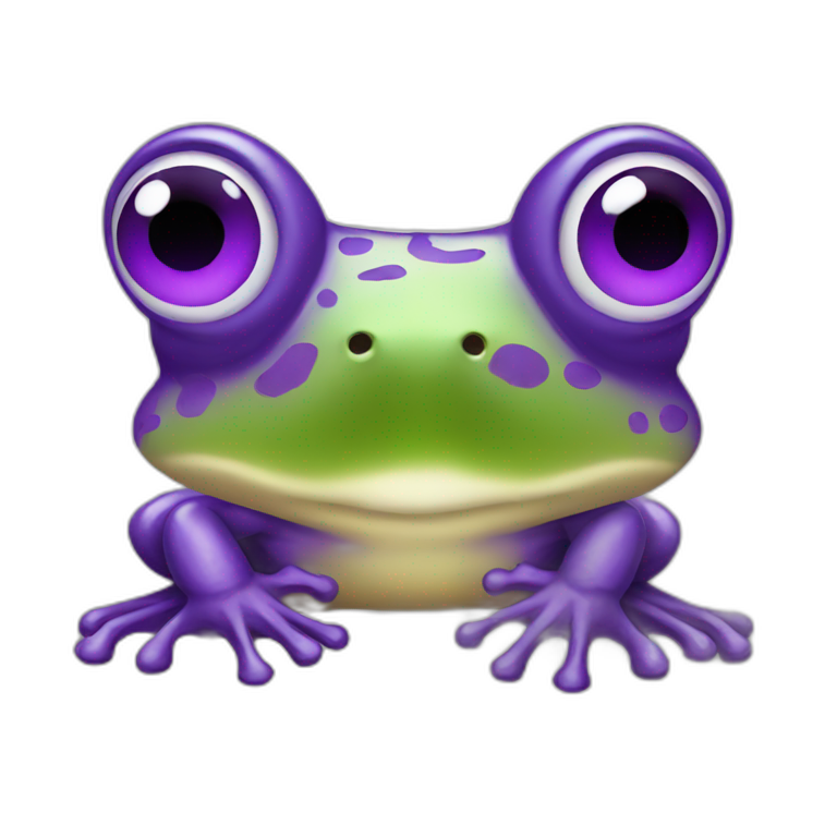 purple frog emoji