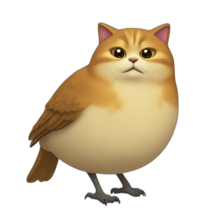 cat-bird emoji
