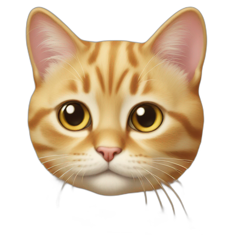 hyperrealistic cutest cat on earth emoji