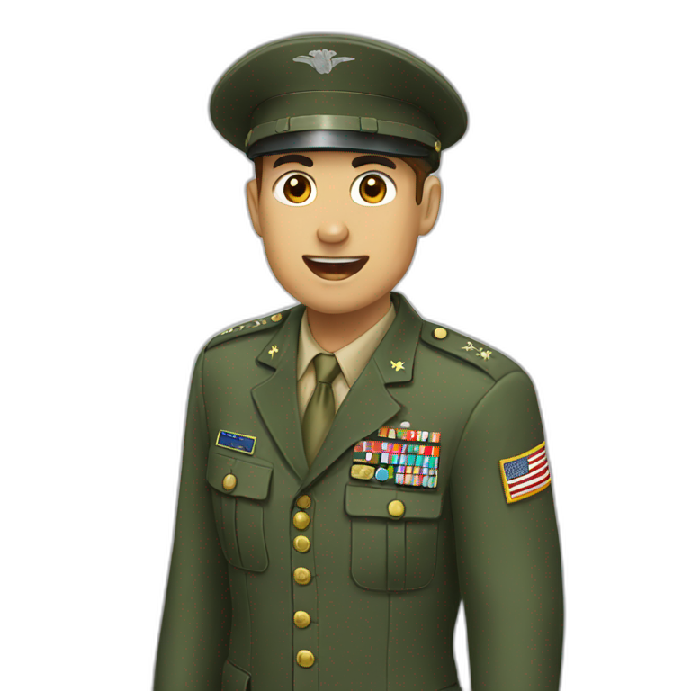 military calling emoji
