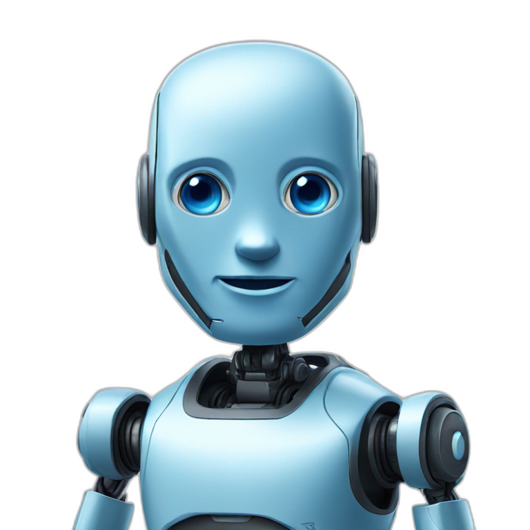 ai robot blue emoji