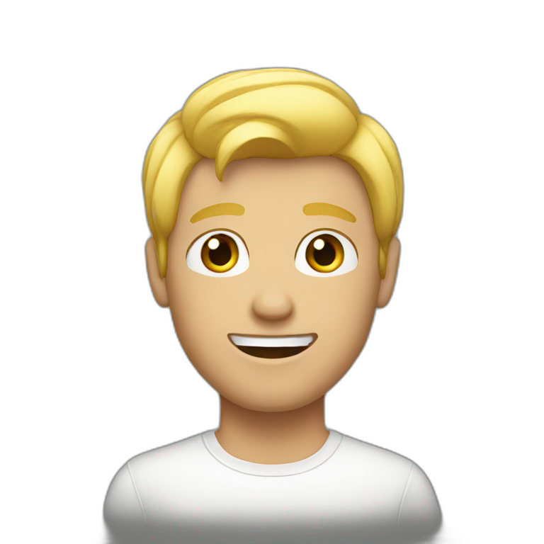 blond guy  emoji