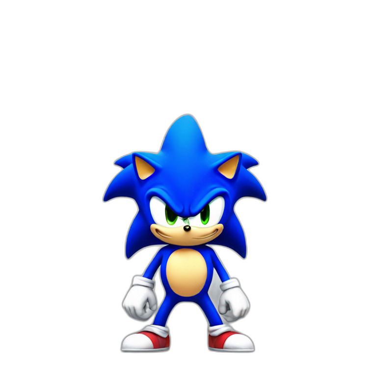 Sonic shadow emoji