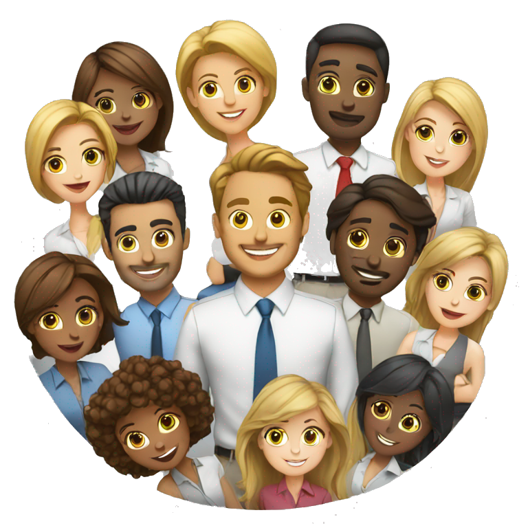 TEAM WORKING TOGETHER OFFICE emoji