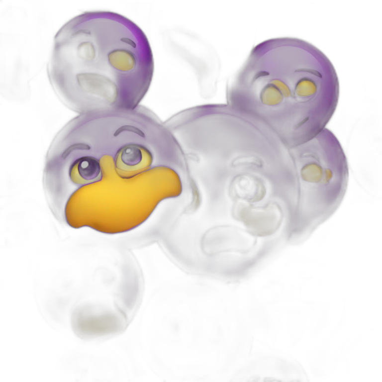 purple surprised Emoji emoji