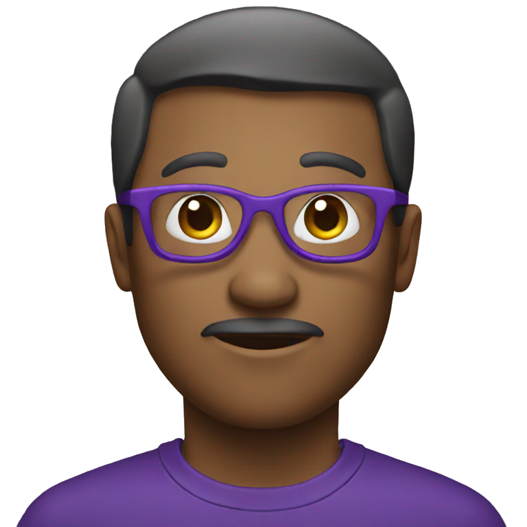 geek emoji purple emoji